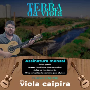 Imagem de capa para o Curso online Terra da Viola online 