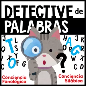 Imagen de portada para Curso online Detective de palabras - Palabras decodificables - Conciencia Fonológica