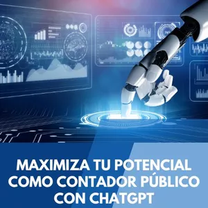 Imagen de portada para Ebook E-book: Maximiza tu potencial como contador público con ChatGPT