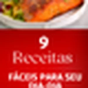 Imagem de capa para o Ebook 9 Receitas Fáceis e Práticas Para Seu Dia-Dia.