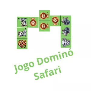 Imagem de capa para o Ebook Jogo Dominó Safari