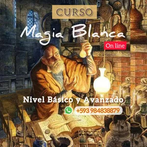 Imagen de portada para Curso online Curso COMPLETO de Magia Blanca Práctica (Niveles básicos y avanzados)