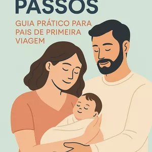 Imagem de capa para o Ebook Primeiros Passos: Guia Prático para Pais de Primeira Viagem