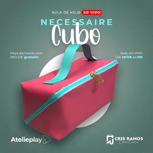 Imagem de capa para o Ebook Molde Necessaire Cubo PMG 29/08/2022