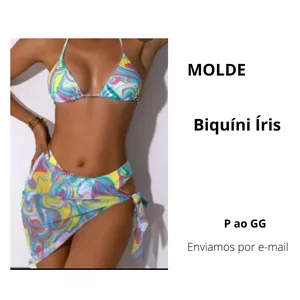 Imagem de capa para o Ebook Molde Biquini Iris 