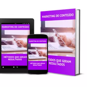Imagem de capa para o Ebook e-Book Marketing de Conteúdo - Métodos que geram resultados.