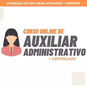 Imagem de capa para o Curso online Curso de Auxiliar Administrativo
