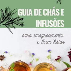 Imagem de capa para o Ebook Guia de Chás e Infusões Para Saúde e Bem Estar
