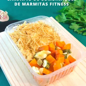 Imagem de capa para o Ebook Menu Premium - Cardápio de combinações de marmitas fitness