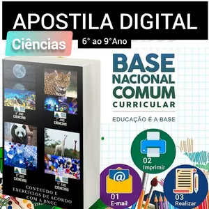 Imagem de APOSTILAS DE CIÊNCIAS 6° AO 9° ANO DE ACORDO COM A BNCC criado por EDU GEO 360º GRAUS na hotmart