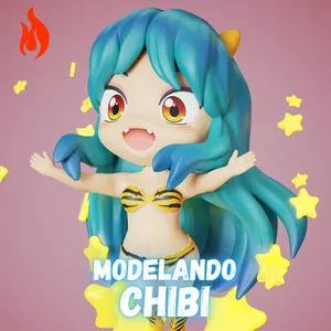 Imagem de capa para o Curso online Como modelar chibi