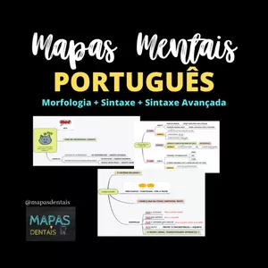 Imagem do curso PORTUGUÊS PARA CONCURSOS - EM MAPAS MENTAIS