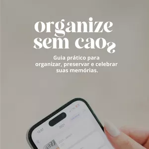 Imagem de capa para o Curso online Organize Sem Caos 