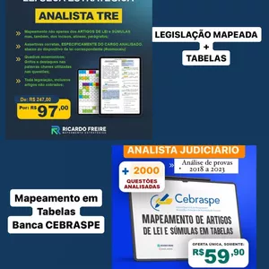 Imagem de capa para o Curso online SUPER COMBO ANALISTA TSE UNIFICADO