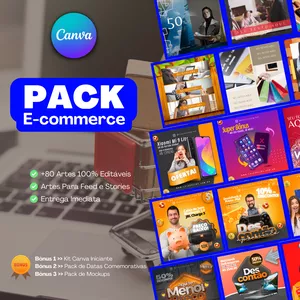 Imagem do curso Pack Canva Para E-commerce