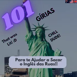 Imagem de capa para o Ebook 101 Gírias do Inglês com Exemplos + 3 Bônus