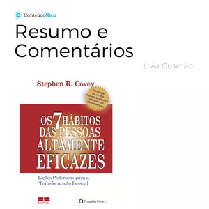 Imagem de capa para o Ebook Os 7 Hábitos das Pessoas Altamente Eficazes - Resumo e Comentários