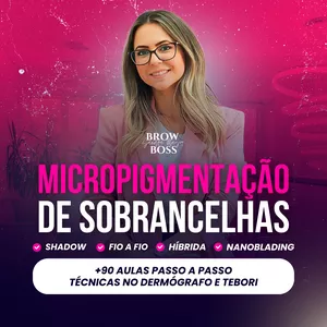 Curso Curso Micropigmentação de Sobrancelhas Brow Boss