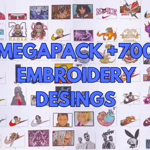 Cover image for Online course PACK  MATRICES NIKE/ANIME BORDADO EMBROIDERY