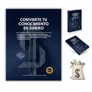 Imagen de portada para Ebook Curso Convierte tu Conocimiento en Dinero