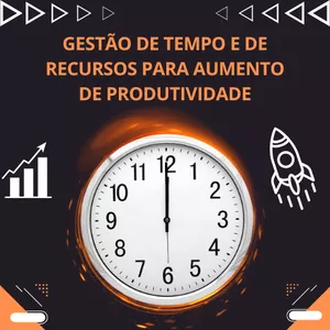 Imagem de capa para o Curso online Gestão de Tempo e de Recursos para aumento de produtividade