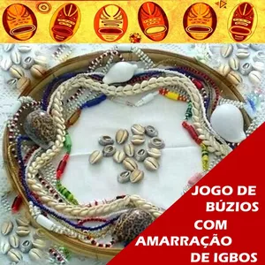 Imagem de capa para o Ebook JOGO DE BÚZIOS ATRAVÉS DE AMARRAÇÃO DOS IGBOS