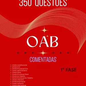 Imagem de capa para o Ebook OAB 1ª FASE - QUESTÕES COMENTADAS