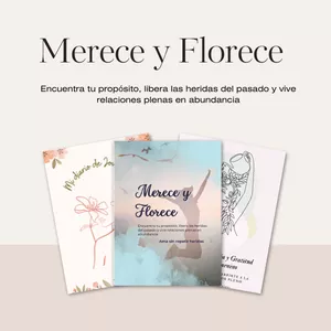 Imagen de portada para Ebook MERECE Y FLORECE: Merece y Florece es un ebook diseñado para mujeres que desean sanar sus heridas emocionales, liberarse de creencias limitantes y abrirse al merecimiento de una vida plena, amorosa y abundante. En sus páginas encontrarás una guía profunda