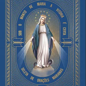 Imagem de capa para o Ebook Seleta de Orações Marianas - Sob o Manto de Maria a Vitória é Certa