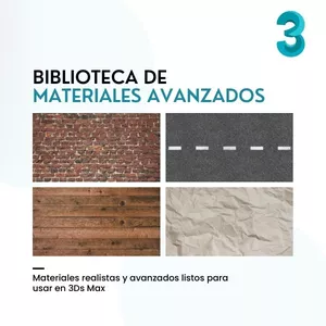 Imagen de portada para Curso online Biblioteca de Materiales Avanzados para 3Ds Max