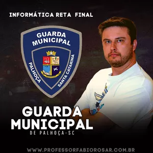 Imagem de capa para o Curso online GM Palhoça - Reta Final: Teoria + Resolução de Questões FEPESE