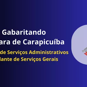Imagem do curso Gabaritando Câmara de Carapicuíba - Auxiliar de Serviços Administrativo e Ajudante de Serviços Gerais 