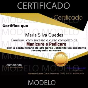 Imagem de capa para o Curso online Certificado Manicure e Pedicure 37aulas 