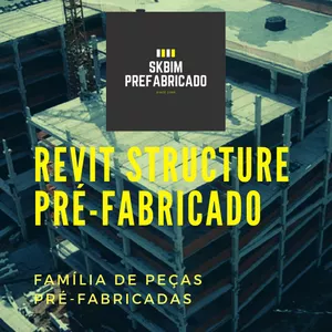 Imagem de capa para o Curso online Família de Estrutura Pré-fabricada para Revit