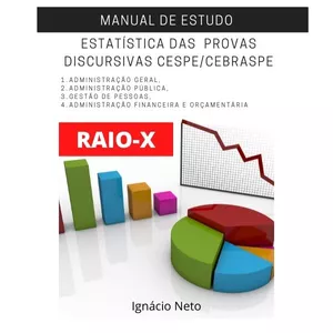 Imagem de capa para o Ebook Manual de Estudo - Estatística das provas discursivas do CESPE/CEBRASPE (Área Administrativa)