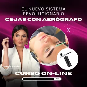 Imagen de portada para Curso online CURSO CEJAS CON AERÓGRAFO CON TINTES HÍBRIDOS
