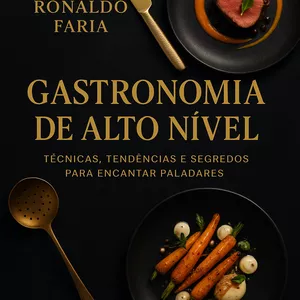 Imagem de capa para o Ebook Gastronomia de Alto Nível