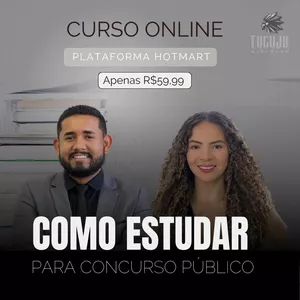 Curso PASSO A PASSO DE COMO ESTUDAR PRA CONCURSO PUBLICO.