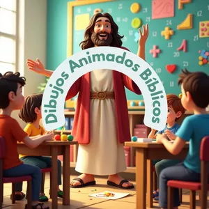 Imagen de portada para Curso online Dibujos Animados Bíblicos – Aprende la Palabra de Dios de Forma Divertida