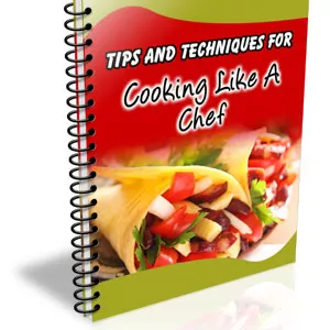 Imagem de capa para o Ebook 101 Dicas Técnicas de Para Cozinhar Como Um Chef