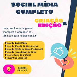 Imagem de Curso Completo para Social Media criado por Almir Cordeiro Barros Filho na hotmart