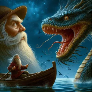 Imagem de capa para o Ebook O Pescador e o Leviatã 