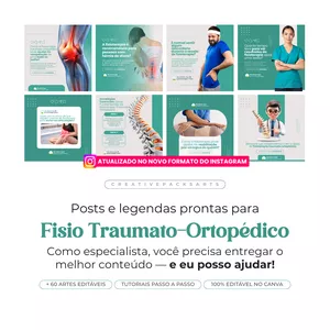 Imagem de capa para o Curso online PACK FISIOTERAPIA TRAUMATO ORTOPEDICO
