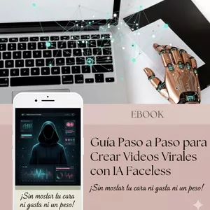 Imagen de portada para Ebook Mini Guía Creación De Contenido Viral IA Facelees 
