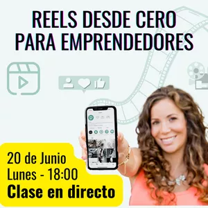 Imagen de portada para Evento online Aprende a hacer reels para tu negocio