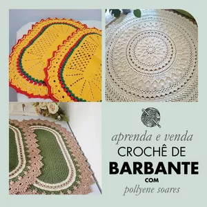 Imagem de capa para o Curso online Aprenda e venda crochê para iniciantes