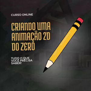 Imagem de capa para o Curso online Como criar animações 2d do zero (Básico)