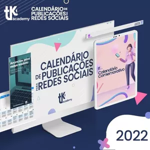Imagem principal do produto Calendário de Publicações para Redes Sociais 2022