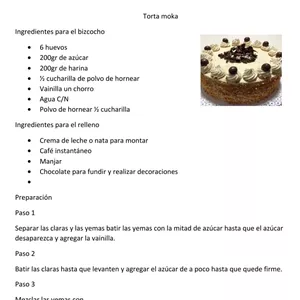 Imagen de portada para Curso online receta de torta moka