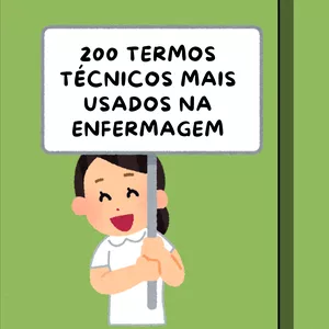 Imagem de capa para o Ebook 200 TERMOS TÉCNICOS MAIS USADOS NA ENFERMAGEM